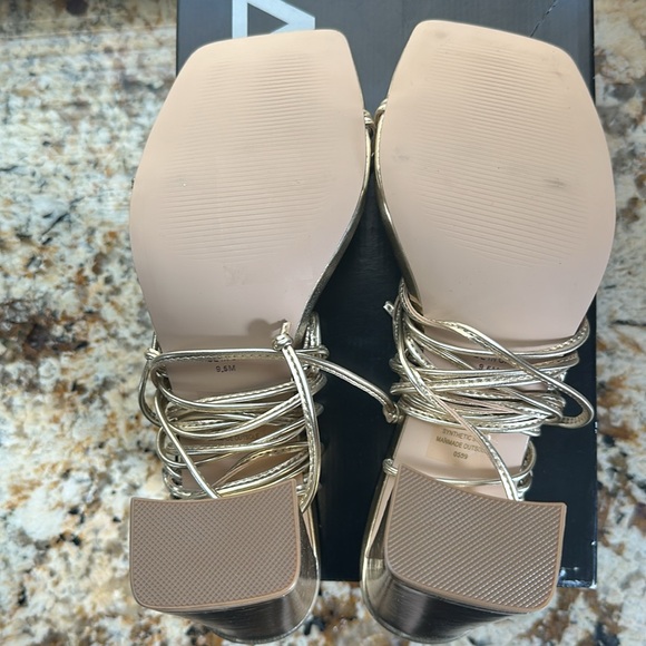 AQUA Leah Ankle Tie High Heel Sandals - Picture 7 of 10